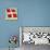 The Danish Flag-English School-Giclee Print displayed on a wall