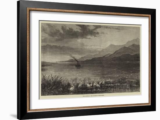 The Danube, at the Junction of the Pruth-Samuel Read-Framed Giclee Print