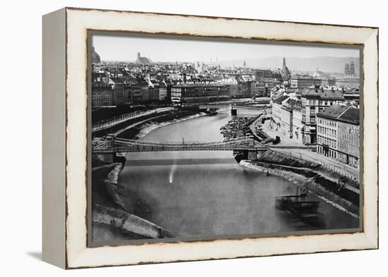 The Danube Canal-null-Framed Premier Image Canvas