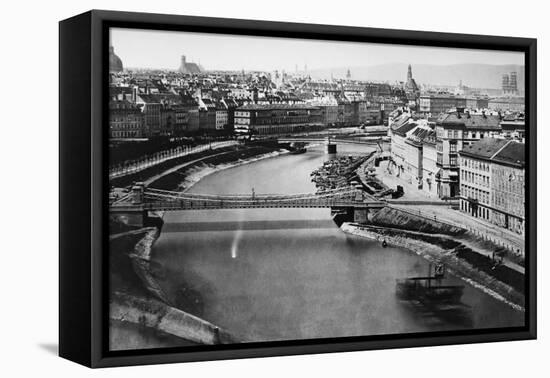 The Danube Canal-null-Framed Premier Image Canvas