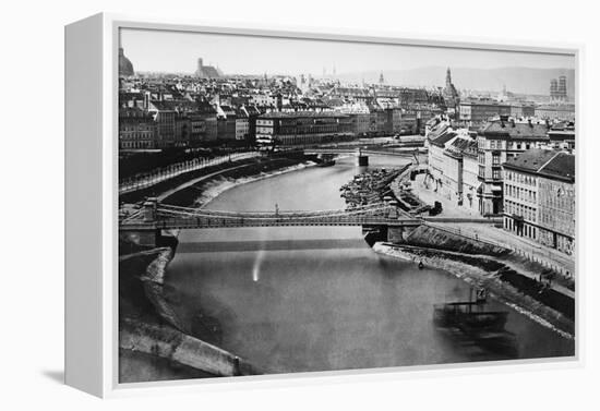 The Danube Canal-null-Framed Premier Image Canvas