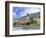 The Danube River and the Village of Weissenkirchen, Wachau Lower Austria-Miva Stock-Framed Photographic Print