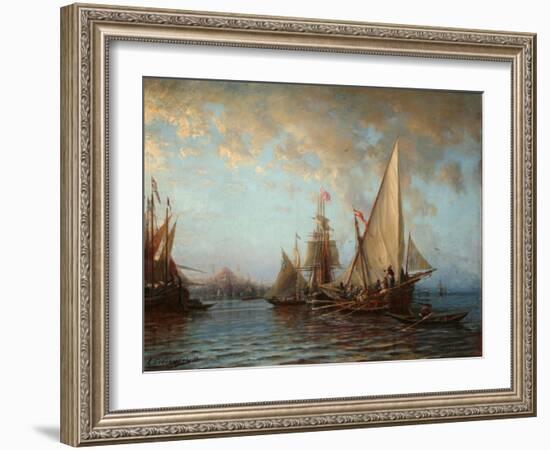 The Dardanelles, 1873-Alexei Petrovich Bogolyubov-Framed Giclee Print