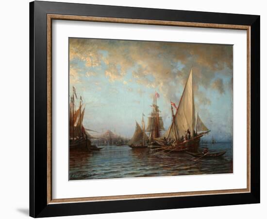 The Dardanelles, 1873-Alexei Petrovich Bogolyubov-Framed Giclee Print