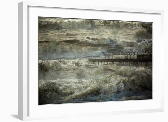 The Dark and Rolling Sea-Valda Bailey-Framed Photographic Print