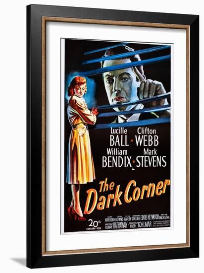 The Dark Corner-null-Framed Art Print