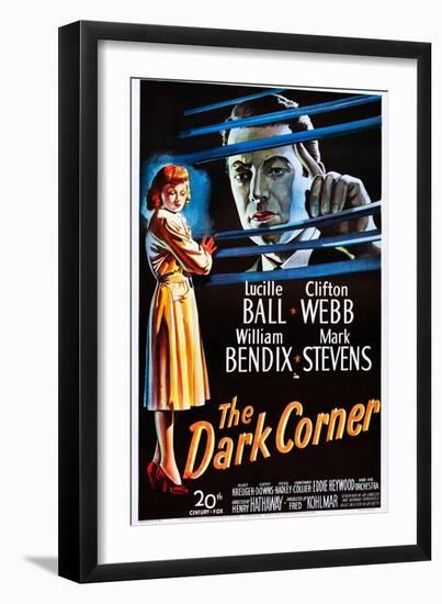 The Dark Corner-null-Framed Art Print