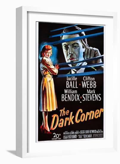 The Dark Corner-null-Framed Art Print