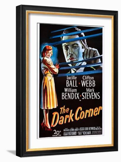 The Dark Corner-null-Framed Art Print