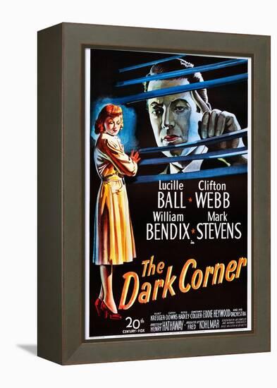 The Dark Corner-null-Framed Stretched Canvas