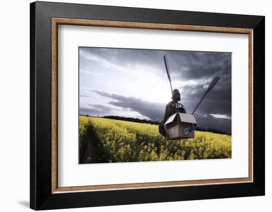 The Dark Side of the Financial Crisis-Christophe Kiciak-Framed Photographic Print
