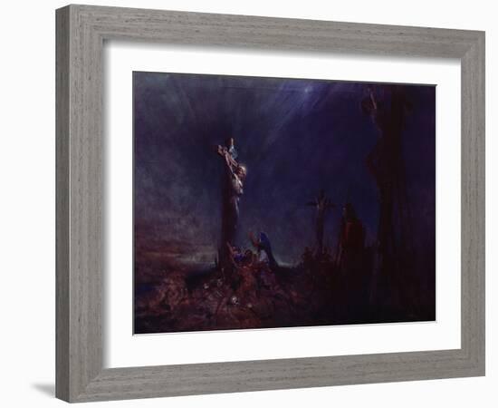 The Darkest Hour-Terence Cuneo-Framed Giclee Print