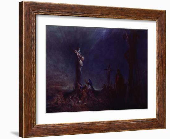 The Darkest Hour-Terence Cuneo-Framed Giclee Print