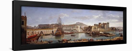 The Darsena, Naples, C.1702-Gaspar van Wittel-Framed Giclee Print