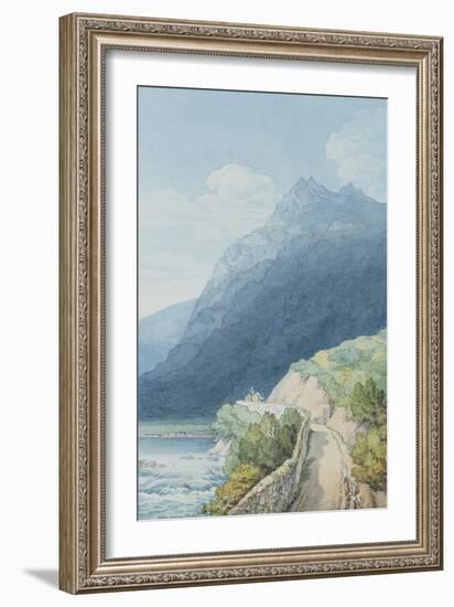 The Dart at Holne Chase, Devon-John White Abbott-Framed Giclee Print