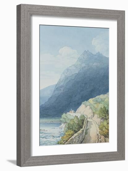 The Dart at Holne Chase, Devon-John White Abbott-Framed Giclee Print