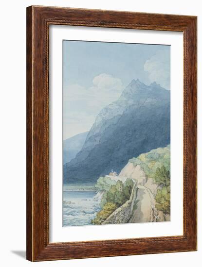 The Dart at Holne Chase, Devon-John White Abbott-Framed Giclee Print