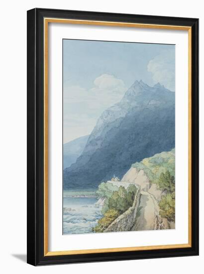 The Dart at Holne Chase, Devon-John White Abbott-Framed Giclee Print