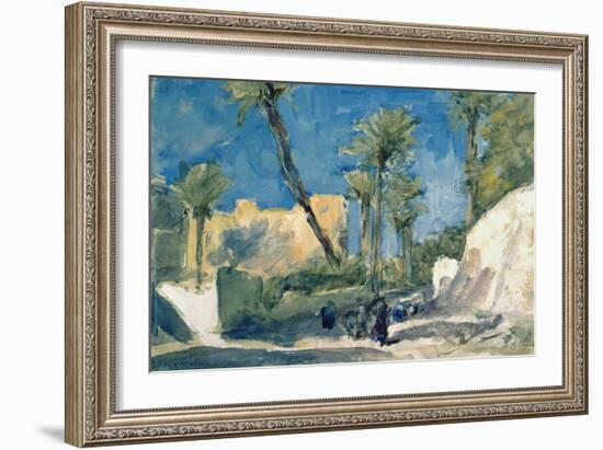 The Date Palms at Elche, Spain-Hercules Brabazon Brabazon-Framed Giclee Print