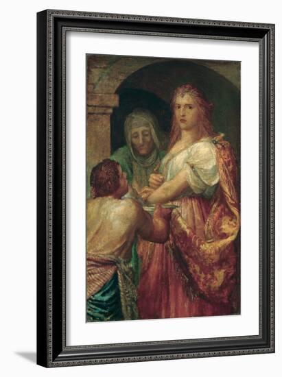 The Daughter of Herodias (Oil on Canvas)-George Frederic Watts-Framed Giclee Print