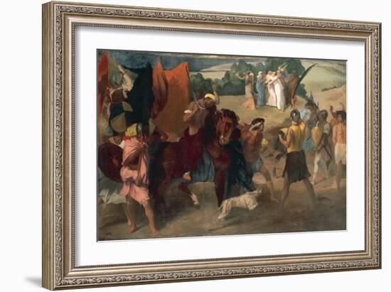 The Daughter of Jephthah, 1859-1860-Edgar Degas-Framed Giclee Print