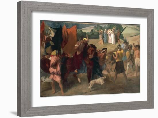 The Daughter of Jephthah, 1859-1860-Edgar Degas-Framed Giclee Print