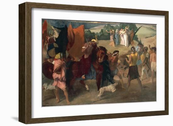 The Daughter of Jephthah, 1859-1860-Edgar Degas-Framed Giclee Print