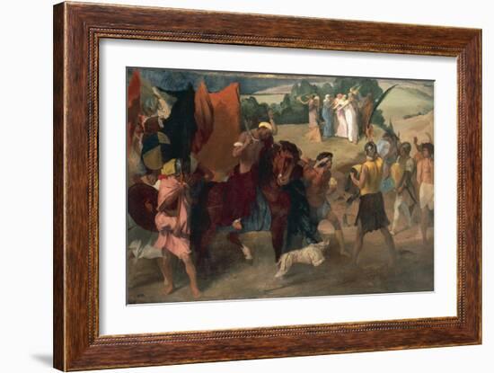 The Daughter of Jephthah, 1859-1860-Edgar Degas-Framed Giclee Print