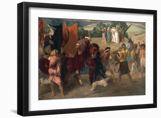 The Daughter of Jephthah, 1859-1860-Edgar Degas-Framed Giclee Print