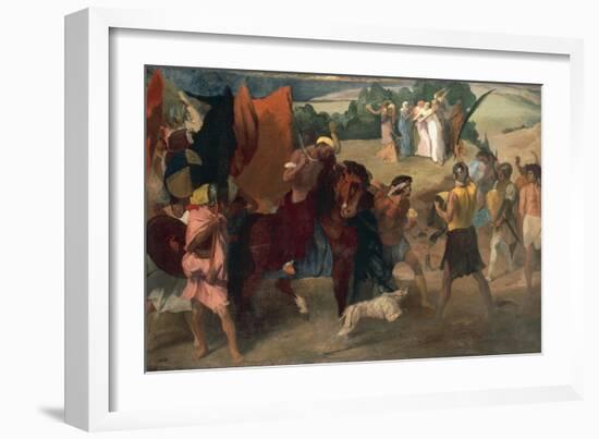 The Daughter of Jephthah, 1859-1860-Edgar Degas-Framed Giclee Print