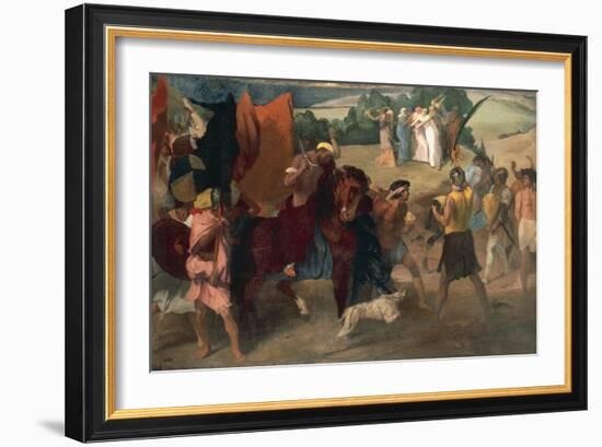 The Daughter of Jephthah, 1859-1860-Edgar Degas-Framed Giclee Print