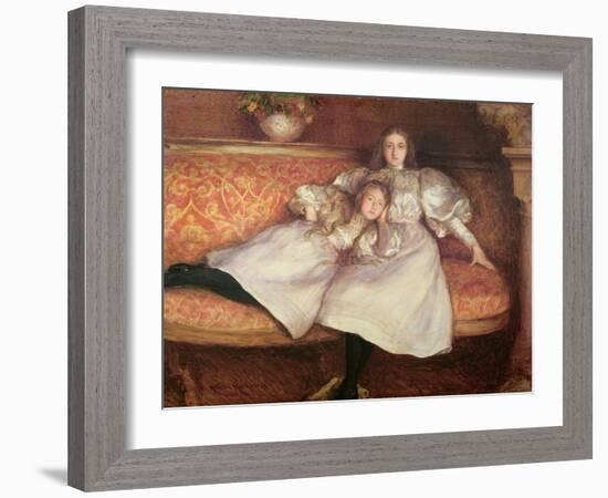 The Daughters of Baron Von Erlanger-Hubert von Herkomer-Framed Giclee Print