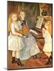The Daughters of Catulle Mendes, 1888-Pierre-Auguste Renoir-Mounted Giclee Print