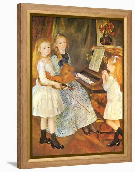 The Daughters of Catulle Mendes, 1888-Pierre-Auguste Renoir-Framed Premier Image Canvas