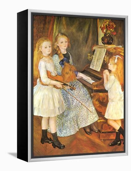 The Daughters of Catulle Mendes, 1888-Pierre-Auguste Renoir-Framed Premier Image Canvas