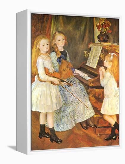 The Daughters of Catulle Mendes, 1888-Pierre-Auguste Renoir-Framed Premier Image Canvas