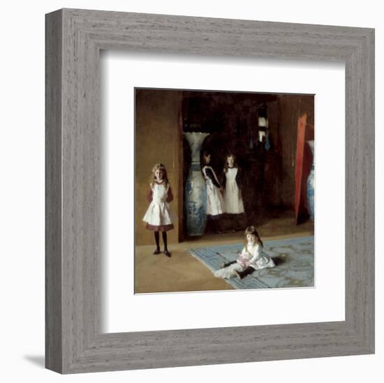 The Daughters of Edward Darley Boit, c.1882-John Singer Sargent-Framed Art Print