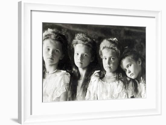 The Daughters of Tzar Nicholas II-null-Framed Photographic Print