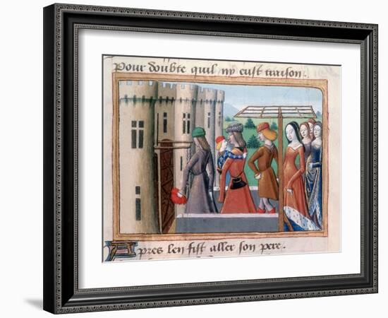 The Dauphin Returns to Paris, June 1418-null-Framed Giclee Print