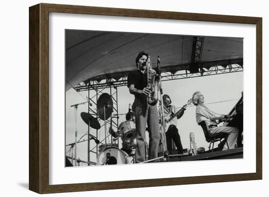 The Dave Brubeck Quartet Playing at the Capital Radio Jazz Festival, London, July 1979-Denis Williams-Framed Photographic Print