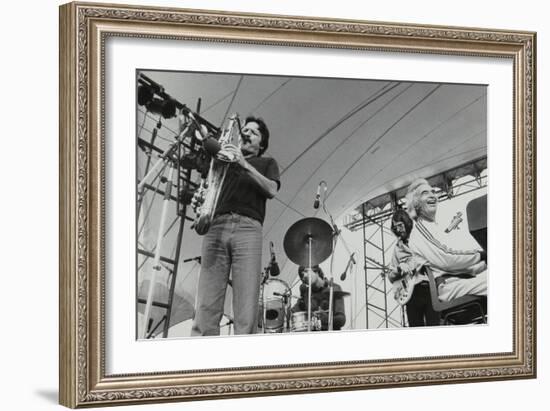 The Dave Brubeck Quartet Playing at the Capital Radio Jazz Festival, London, July 1979-Denis Williams-Framed Photographic Print