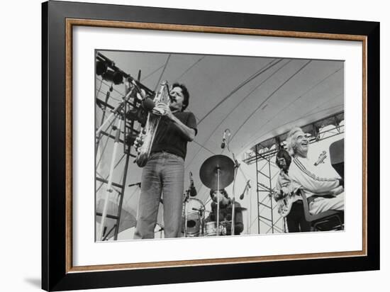 The Dave Brubeck Quartet Playing at the Capital Radio Jazz Festival, London, July 1979-Denis Williams-Framed Photographic Print