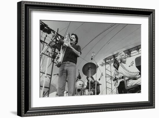 The Dave Brubeck Quartet Playing at the Capital Radio Jazz Festival, London, July 1979-Denis Williams-Framed Photographic Print