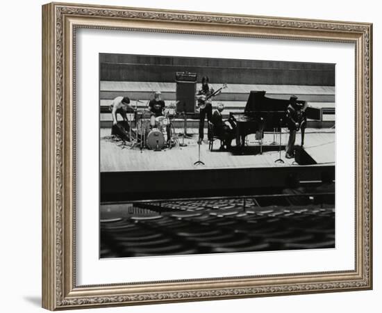 The Dave Brubeck Quartet Rehearsing on Stage at the Royal Festival Hall, London, 10 November 1979-Denis Williams-Framed Photographic Print