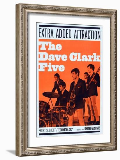 The Dave Clark Five, 1964-null-Framed Premium Giclee Print