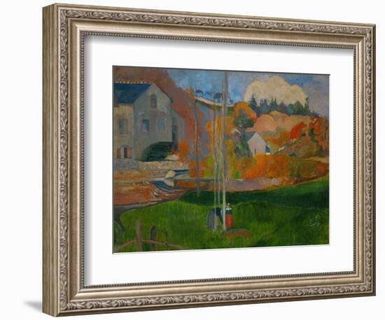 The David Mill, Brittany Landscape, 1894-Paul Gauguin-Framed Giclee Print