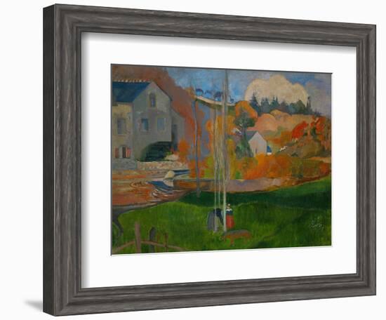 The David Mill, Brittany Landscape, 1894-Paul Gauguin-Framed Giclee Print