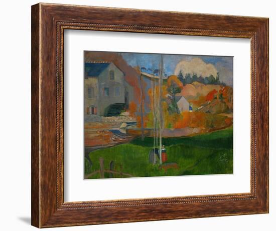 The David Mill, Brittany Landscape, 1894-Paul Gauguin-Framed Giclee Print