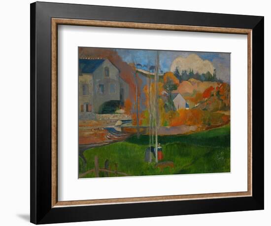 The David Mill, Brittany Landscape, 1894-Paul Gauguin-Framed Giclee Print