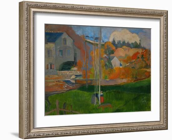 The David Mill, Brittany Landscape, 1894-Paul Gauguin-Framed Giclee Print